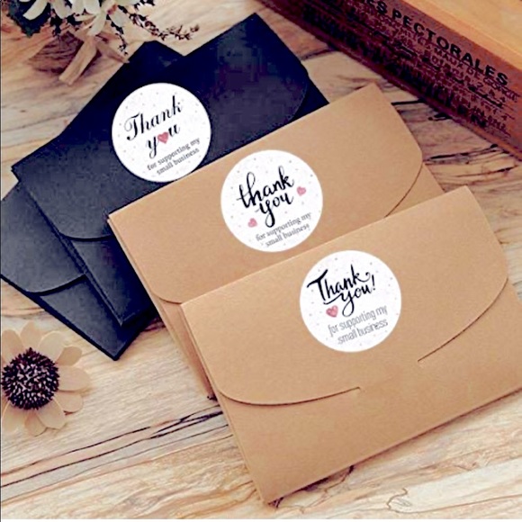 NEW Poshmark Packages "Thank You!" Gift Wrap Shipping Supplies Set ~ 100 Pcs - Picture 5 of 7